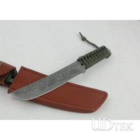 KikuMatsuda  D2parachute cord Traditional samurai straight knife UDTEK01239